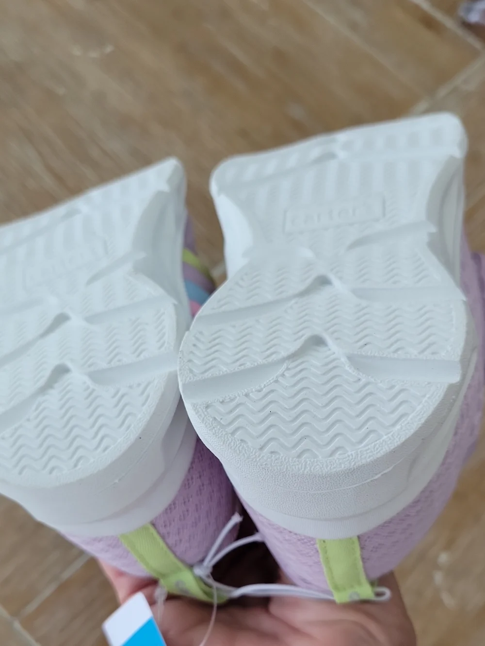 Carter's Toddler Girl Light Up Sneakers Shoes Lilac Size 11 NWT